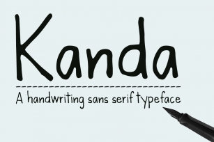 Kanda Handwriting Typeface Font Download