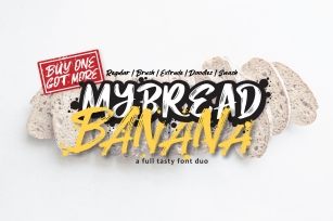 MyBread Banana Font Duo Font Download