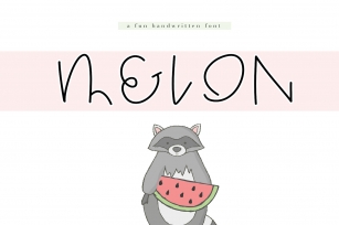 Melon - A Quirky Handwritten Font Font Download