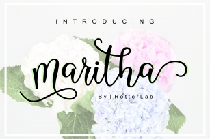 Maritha Script Font Download