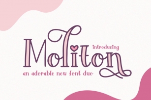 Moliton Font Duo Font Download