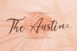 The Austin - Handwritten Script Font Font Download