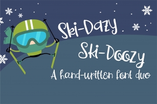 PN Ski-Doozy and Ski-Dazy Font Duo Font Download
