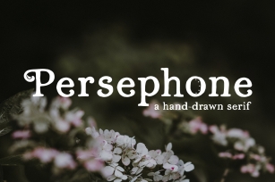 Persephone  A Hand-Drawn Serif Font Download