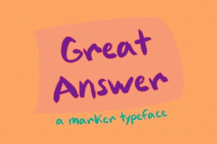 Great Answer Font Download
