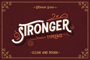 Stronger typeface Font Download