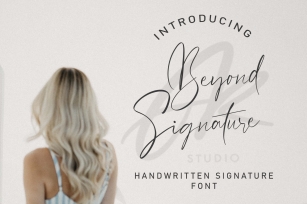 Beyond Signature Font Font Download