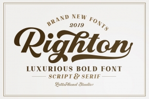 Righton - Script & Serif Font Duo Font Download
