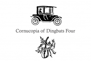 Cornucopia of Dingbats Four Font Download