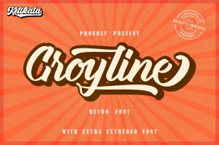 Groyline Retro font Font Download