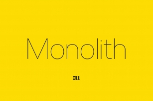 Monolith - Sans Family Font Download