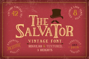 The Salvator - Vintage Font Set Font Download