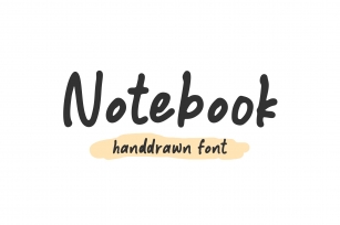 Notebook - Handdrawn Font Font Download