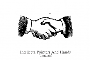 Intellecta Pointers And Hands Font Download