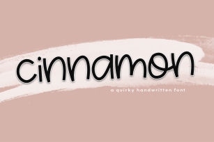 Cinnamon - A Fun & Quirky Font Font Download