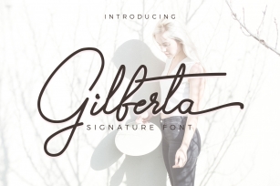 Gilberta - Signature Font Font Download