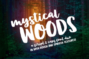 Mystical Woods - a script and caps duo! Font Download