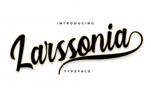 Larssonia Typeface Font Download