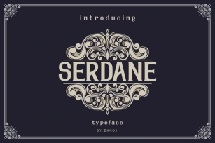 Serdane Typeface & Vector Font Download