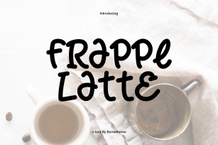 Frappe Latte Font Font Download