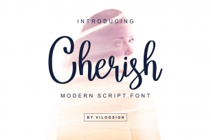 Cherish  Modern Script Font Font Download