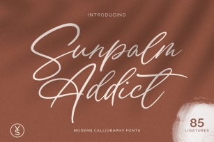 Sunpalm Addict | Modern Calligraphy Font Download