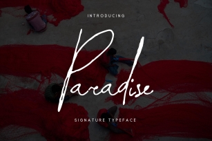 Paradise | Signature Typeface Font Download