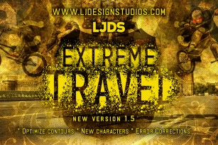 Extreme travel Font Download