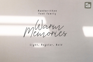 Warm Memories | Multilingual Script Font Trio Font Download
