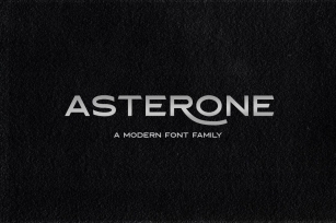 Asterone - Modern Font Family Font Download