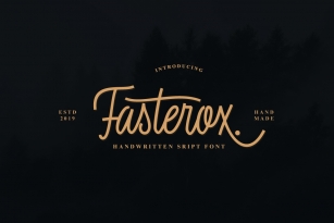 Fasterox Script Font Download