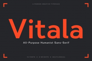 Vitala - A Workhorse Sans-Serif Font Download