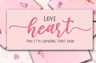 Love Heart  Beauty Combo Font Download