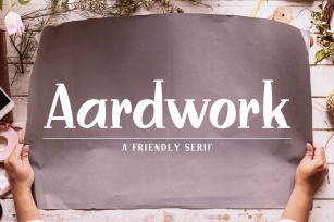 Aardwork - A Friendly Serif Font Download