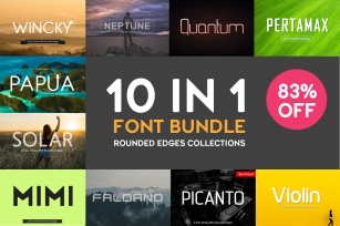 10 In 1 Bundle Font - 83% Off Font Download