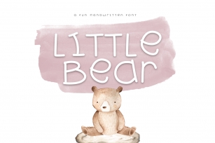 Little Bear - A Fun Handwritten Font Font Download
