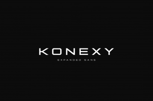 KONEXY - Expanded Sans Font Download