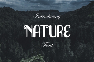 Nature Font Font Download