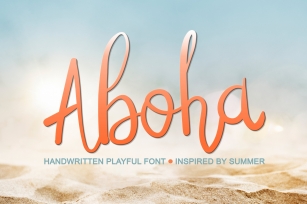 Abiola Script- Summer Handwritten Font, Tropical Font Font Download