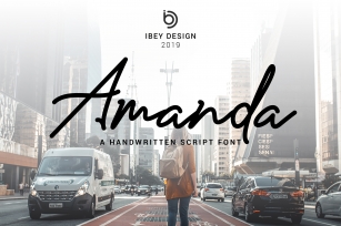 Amanda - Signature Monoline Font Font Download