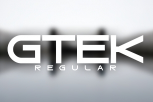Gtek - Regular Font Download