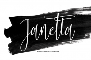 Janetta Font Download