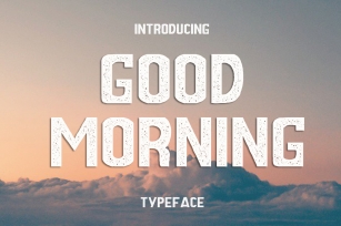 GOOD MORNING Font Download