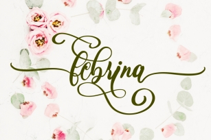 Febrina Calligraphy Font Download