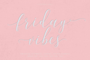 friday Vibes Font Download