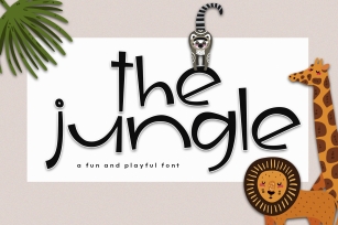 The Jungle - A Fun & Quirky Handwritten Font Font Download
