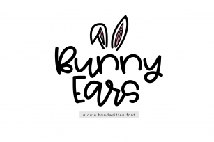 Bunny Ears - A Fun Handwritten Script Font Font Download
