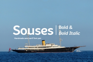 Souses u2014 Bold & Bold Italic Font Download