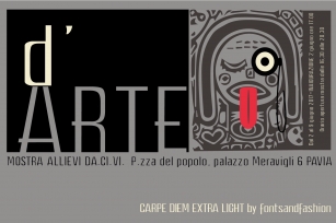 CARPE DIEM EXTRA LIGHT Font Download