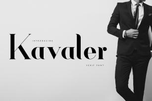 Kavaler - serif font Font Download